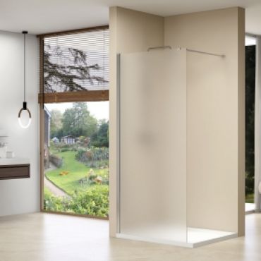 Foto van Inloopdouche gesatineerd 