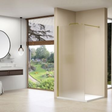 Foto van Inloopdouche gesatineerd 