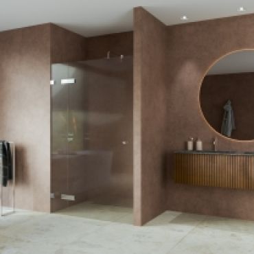 Foto van Nisdeur met vast deel aan scharnierzijde