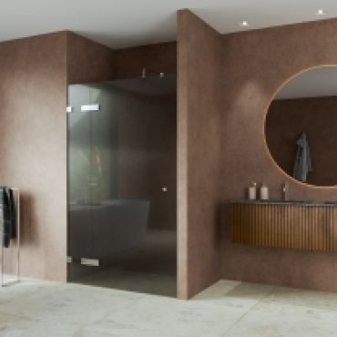 Foto van Nisdeur met vast deel aan scharnierzijde