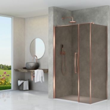 Foto van deur met vast deel en zijwand